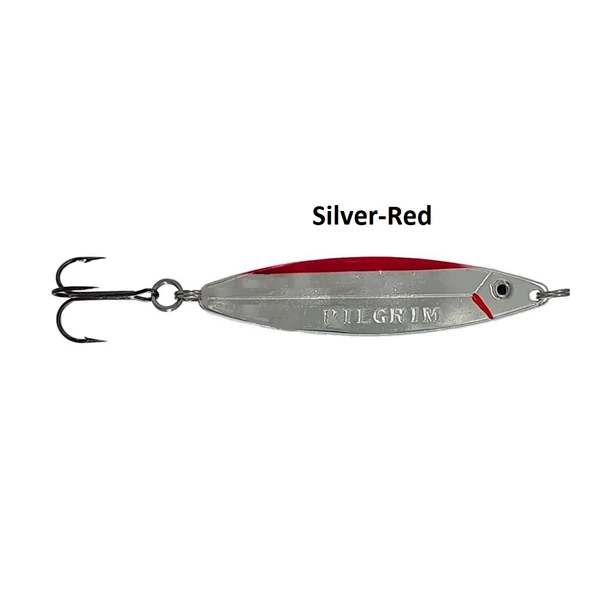 Hansen Pilgrim 8.9cm 32gr Silver/Red Lüfer-Levrek Kaşık