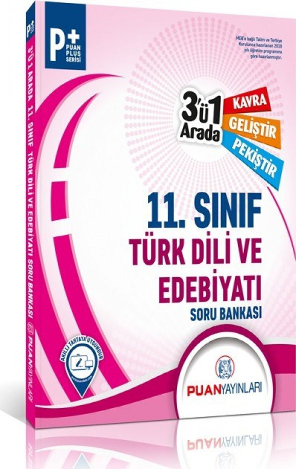 Puan Yayınları 11. Sınıf Türk Dili ve Edebiyatı 3ü 1 Arada Soru Bankası