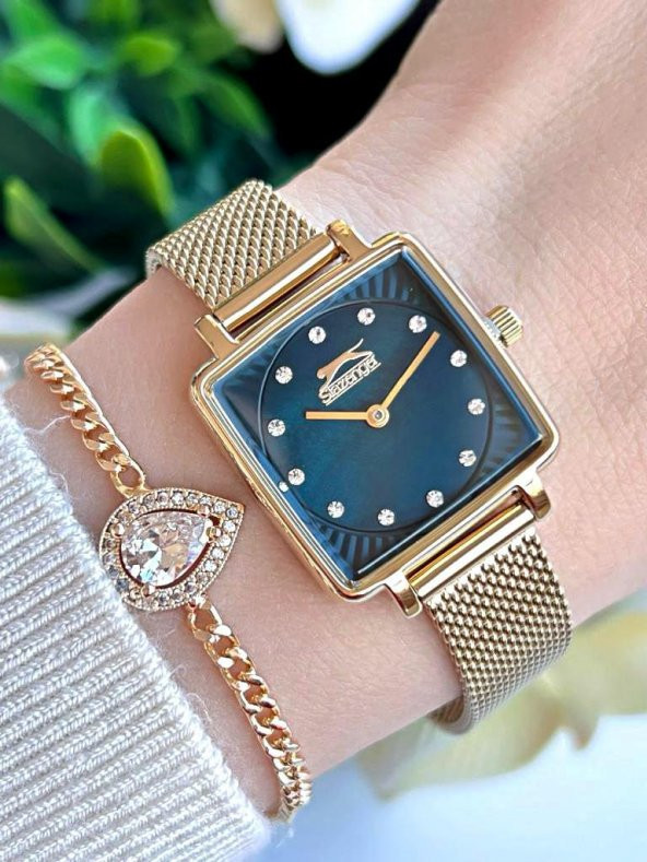 ESL.9.2255.3.06 Slazenger Çelik Kordon 30 Mt Suya Dayanıklı Bileklik Hediyeli Kadın Kol Saati ürün görseli