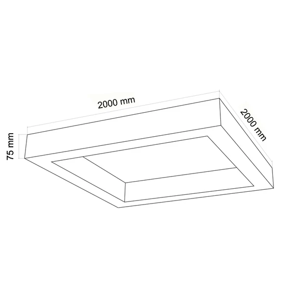 WONDEKS 200X200CM KARE LINEAR BEYAZ - 2