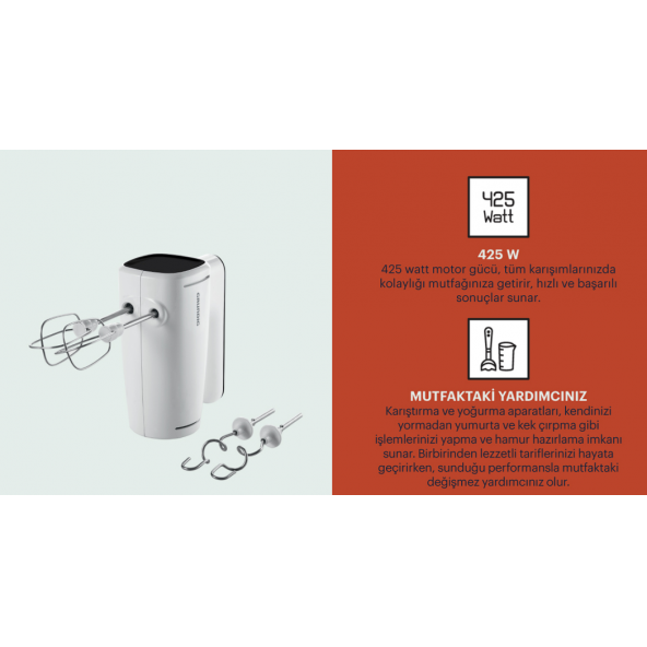 Grundig Mk 1140 425 W El Mikseri - 3