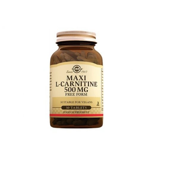 Solgar Maxi L-Carnitine 500 mg 30 Tablet