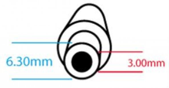 6.3 x 3.0 mm Dc Kablo - Resim 2