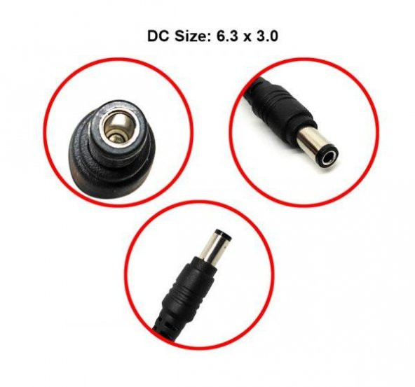 6.3 x 3.0 mm Dc Kablo - Resim 3