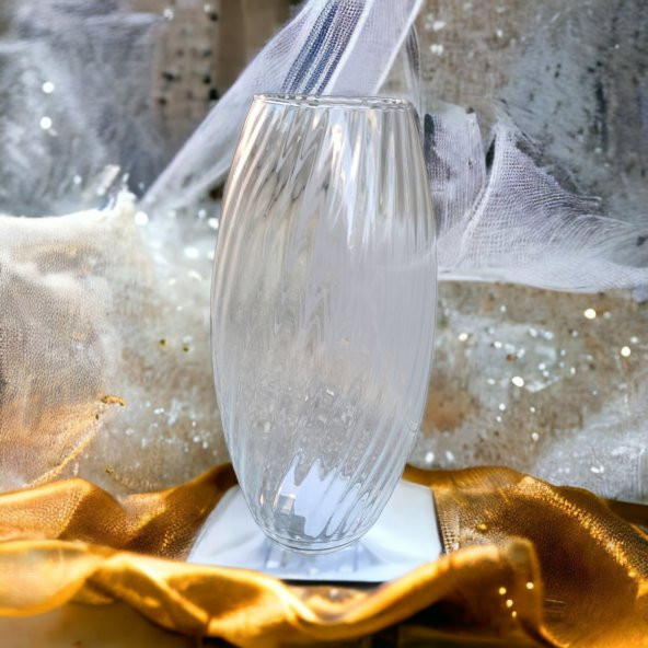 Girist Home Cam Bitki ve Çiçek Vazosu 25 cm - 2