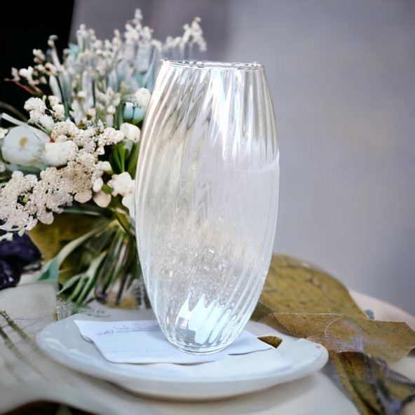 Girist Home Cam Bitki ve Çiçek Vazosu 25 cm - 3