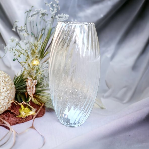 Girist Home Cam Bitki ve Çiçek Vazosu 25 cm - 4