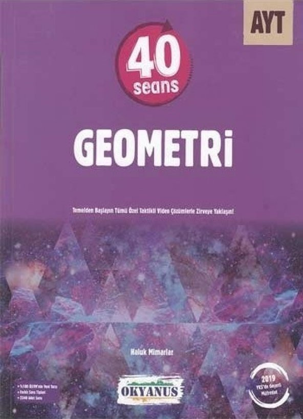 Okyanus Yayınları Ayt 40 Seans Geometri