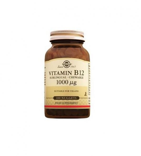 Solgar Vitamin B12 1000 Mcg 100 Tablet - 2
