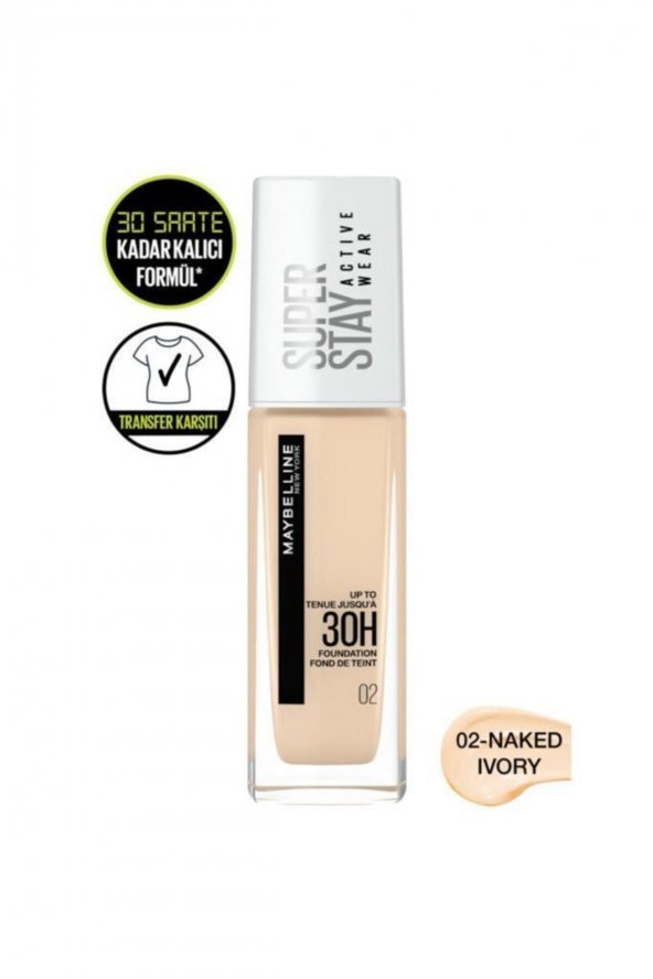 Maybellıne Newyork Fondöten Superstay 30h Active Wear Fondöten 02