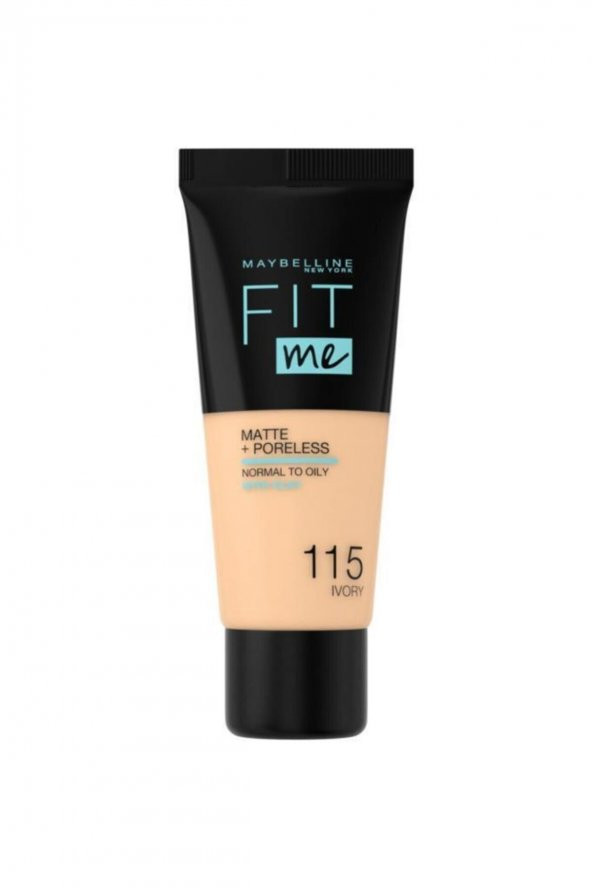 Maybelline Newyork Fondöten &amp Fıt Me Matte Poroless No: 115 Ivony