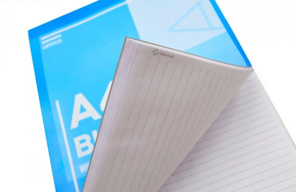 Gürmat A4 Üstten Yapışkanlı Karton Kapak 80 Yaprak Çizgili Bloknot - 2