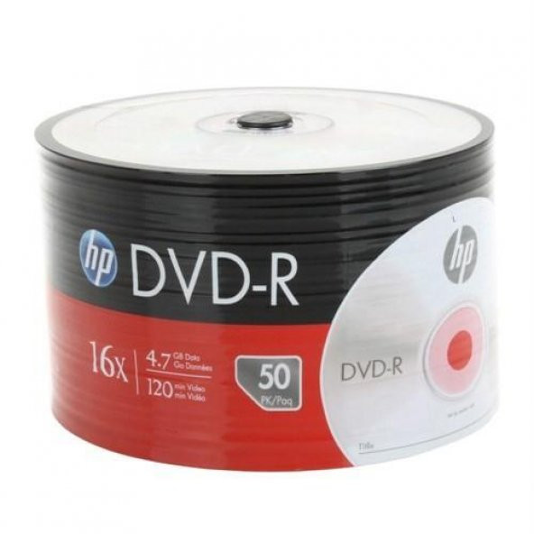 Hp Dvd-R 16X 4.7 Gb 120 Dk 50Li Paket