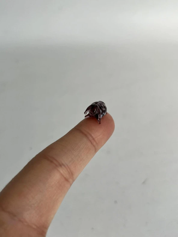 El Yapımı Mini Murano Cam Koyun Biblo A145-07 - Resim 5