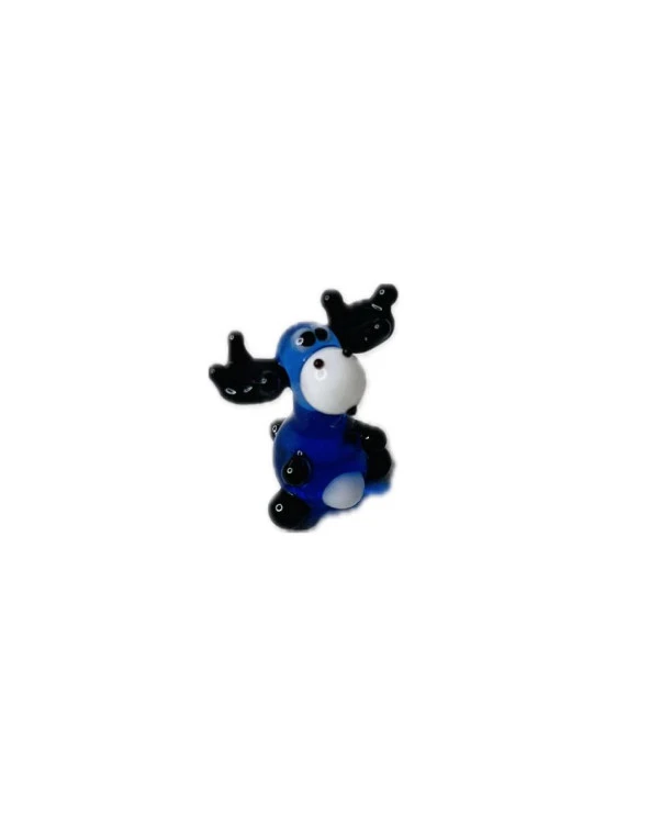El Yapımı Mini Murano Cam Geyik Biblo A148-08