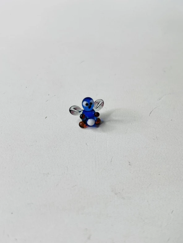 El Yapımı Mini Murano Cam Arı Biblo A150-02 - Resim 2