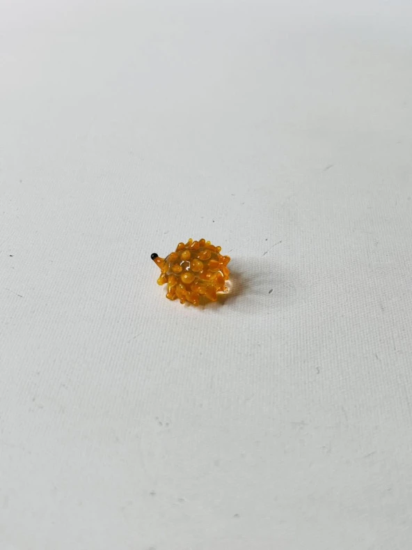 El Yapımı Mini Murano Cam Kirpi Biblo A149-03 - Resim 3