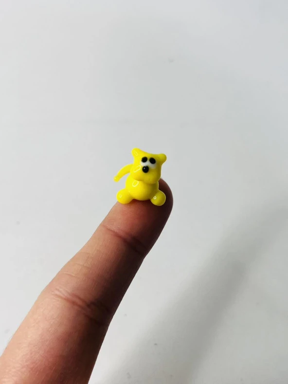 El Yapımı Mini Murano Cam Kedi Biblo A147-01 - Resim 5