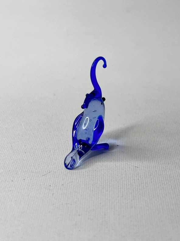 El Yapımı Mini Murano Cam Kuş Biblo A148-03 - 3