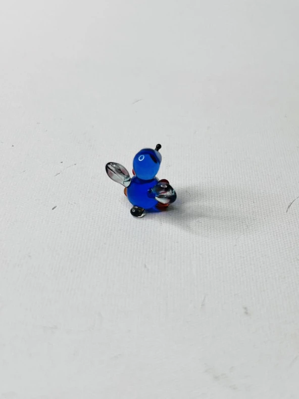El Yapımı Mini Murano Cam Arı Biblo A150-02 - Resim 5
