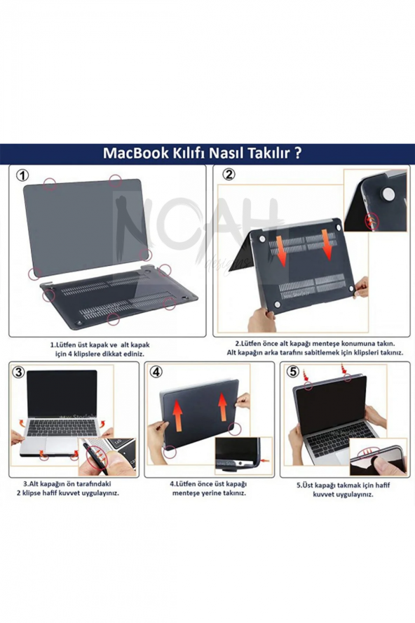 Macbook Pro Kılıf 16 inç A2141 Mac24 Şeffaf PVC Koruyucu Kapak Devetabanı