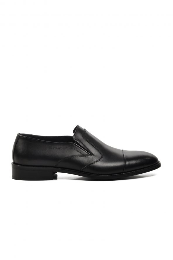 Ayakmod 6515 Siyah Hakiki Deri Erkek Klasik Ayakkabı