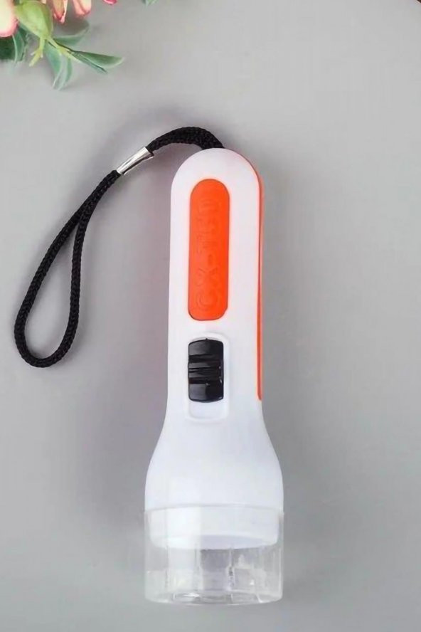 Pilli Mini El Feneri Anahtarlık Lambası Acil Durum Feneri Kulplu T50
