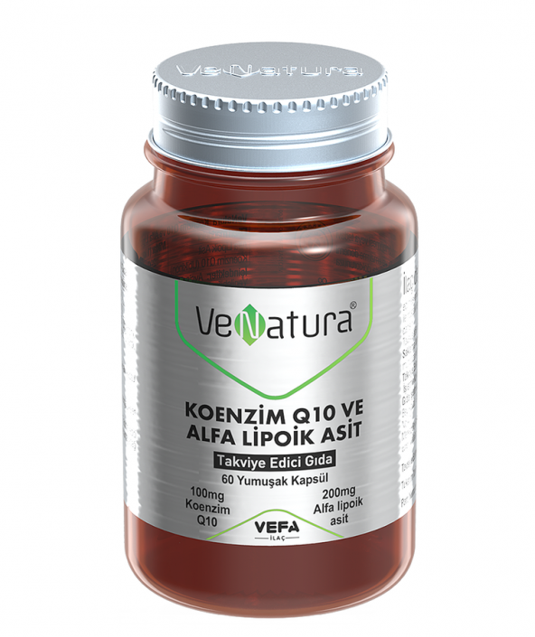Venatura Koenzim Q10 Ve Alfa Lipoik Asit 60 Kapsül