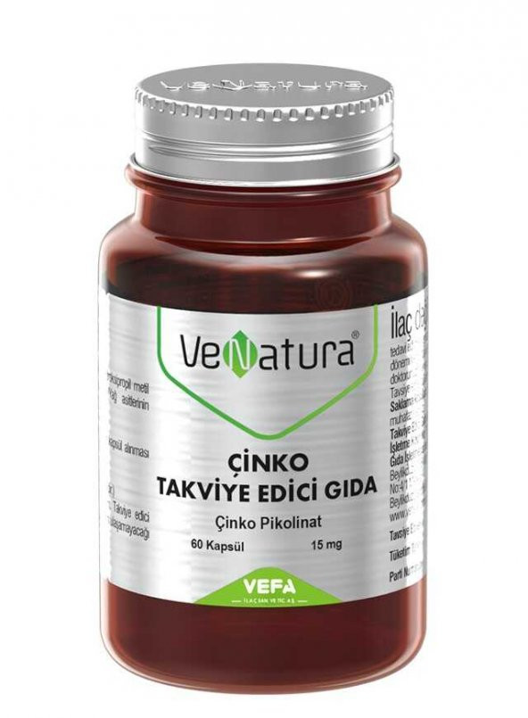 Venatura Çinko 15 mg 60 Kapsül ürün görseli 1