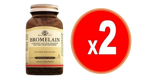 Solgar Bromelain 150 mg 60 Kapsul - 2 Adet ürün görseli 1