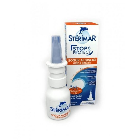 Sterimar Stop & Protect Soğuk Algınlığı Grip Sinüzit Burun Spreyi 20 ml