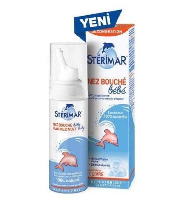 Sterimar  Tıkalı Burun Bebek Spreyi 100 ml