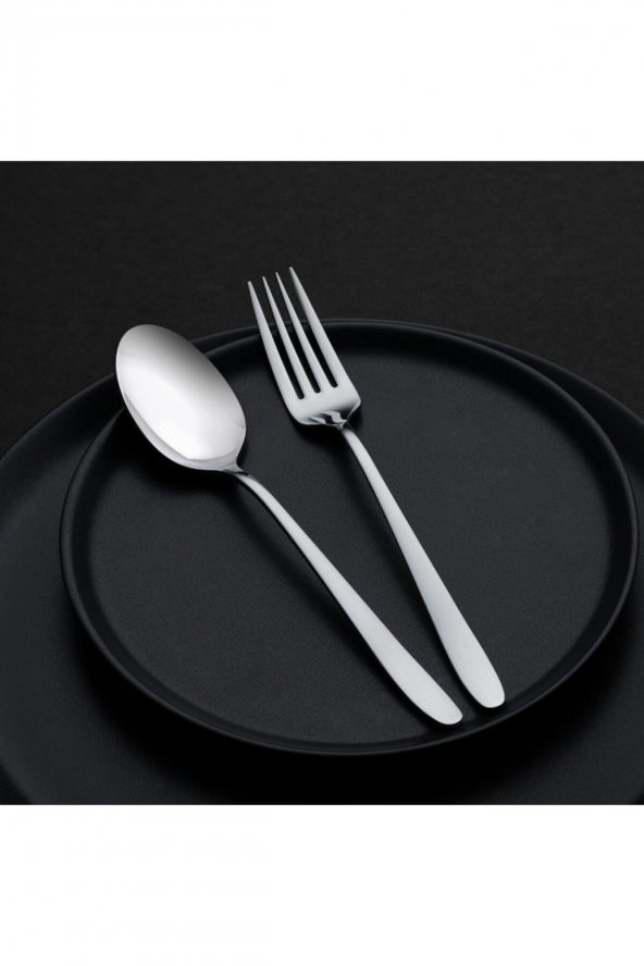 Nehir Sultan Kaşık Çatal Takımı - 30 Prç. Kaşık Çatal Takımı Seti 6 Kişilik - Resim 2