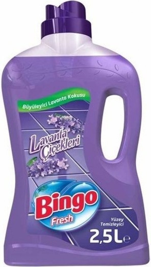 Bingo Yüzey Temizleyici  2,5 Lt Lavanta x 6