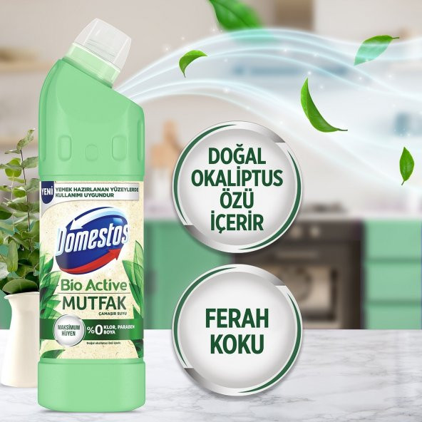 Domestos Çamaşır Suyu Bio Active Mutfak Maksimum Hijyen 750  ml