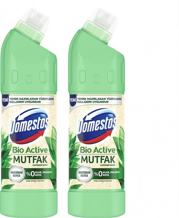 Domestos Çamaşır Suyu Bio Active Mutfak Maksimum Hijyen 750 ml x 2 Adet - Resim 2