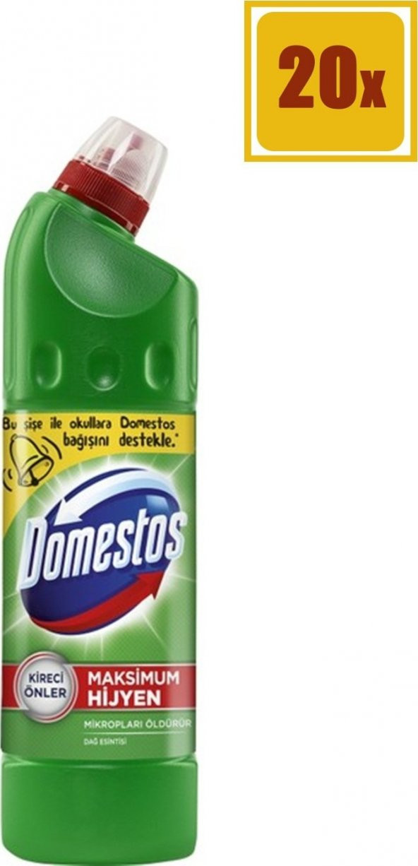 Domestos Çamaşır Suyu Dağ Esintisi 810 gr 20li Set