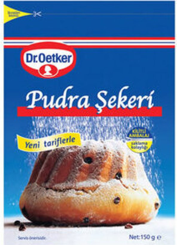 Dr. Oetker Pudra Şekeri 150 gr 12 Poşet