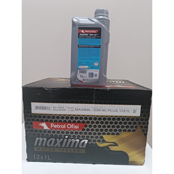 PETROL OFİSİ MAXIMA 10W-40 PLUS 1 LT X 12 ADET 2025 ÜRT. - 2