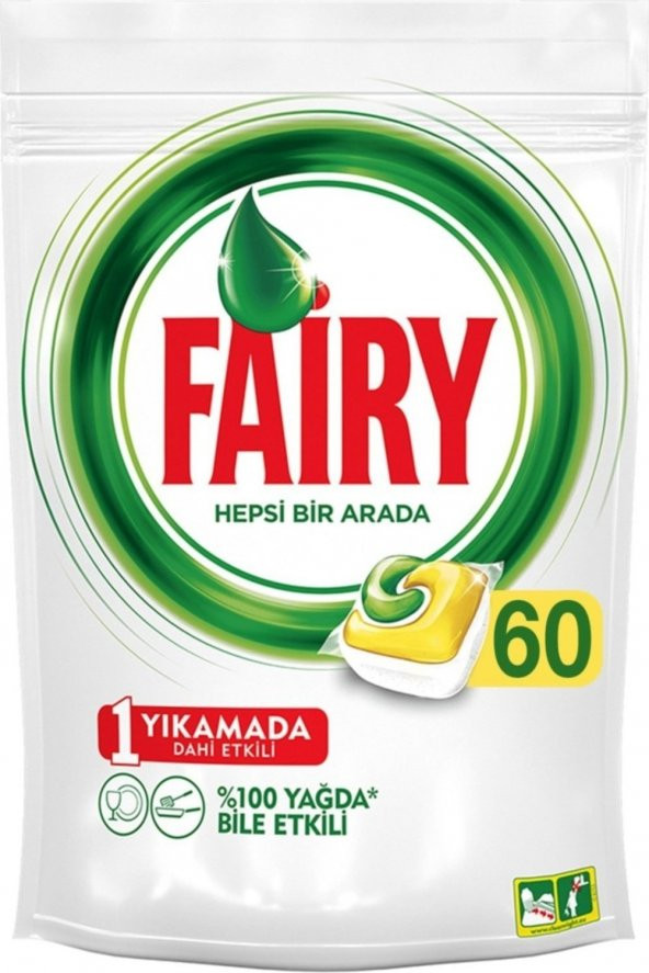 Fairy Hepsi Bir Arada 60lı Tablet x 4