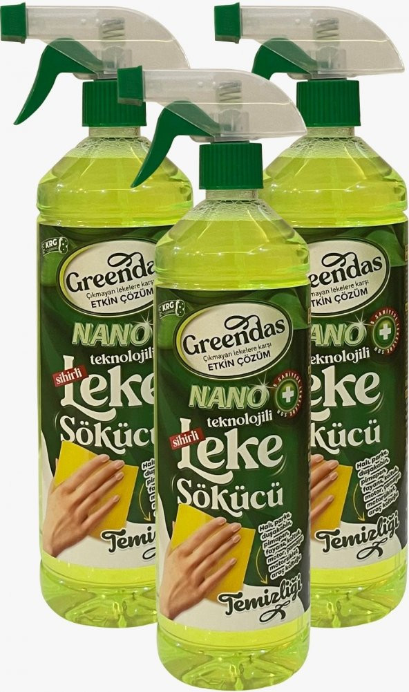 Greendas Çok Amaçlı Leke Sökücü 3 x 1 Lt