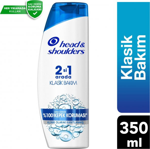 Head & Shoulders Klasik Bakım 2si1 Arada Kepeğe Karşı Etkili Şampuan 350ML