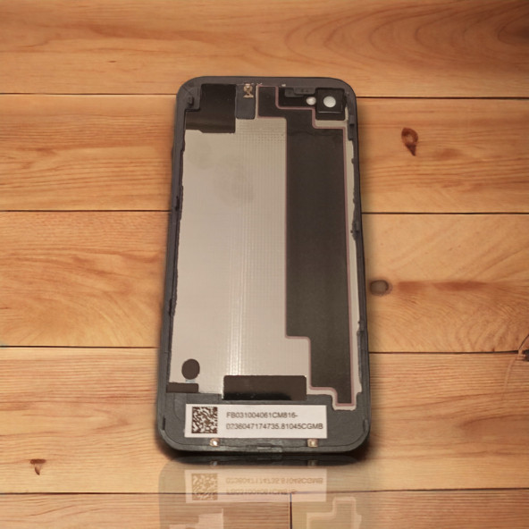 iPhone 4S A1387 Siyah Arka Kapak iPhone 4S uyumlu Siyah Arka Kapak - 2