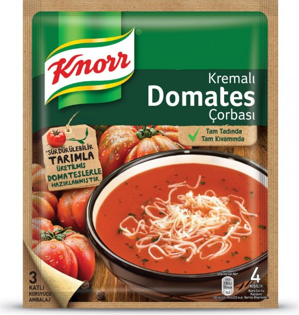 Knorr Çorba Kremalı Domates x 12 Adet