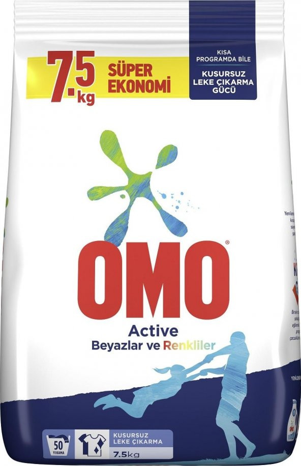 Omo Matık 7,5 kg Beyazlar ve Renklıler