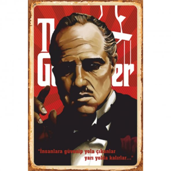 The Gadfather Sinema Retro Ahşap Poster 20x30