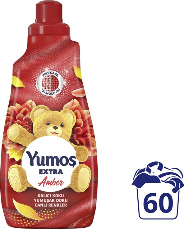 Yumoş  Extra Konsantre Çamaşır Yumuşatıcısı Amber 1440 ml