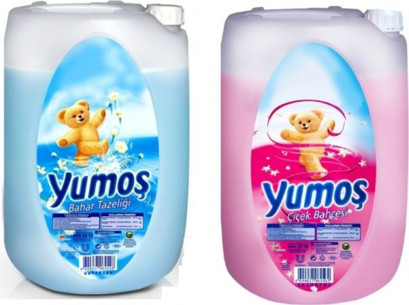 Yumoş Çamaşır Yumuşatıcı Bahar Tazeliği + Çiçek Bahçesi 5 Litre + 5 Litre