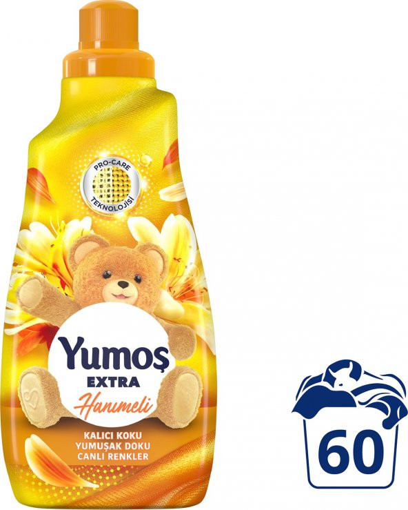 Yumoş Çamaşır Yumuşatıcısı Extra Konsantre Hanımeli 1440 ML 60 Yıkama