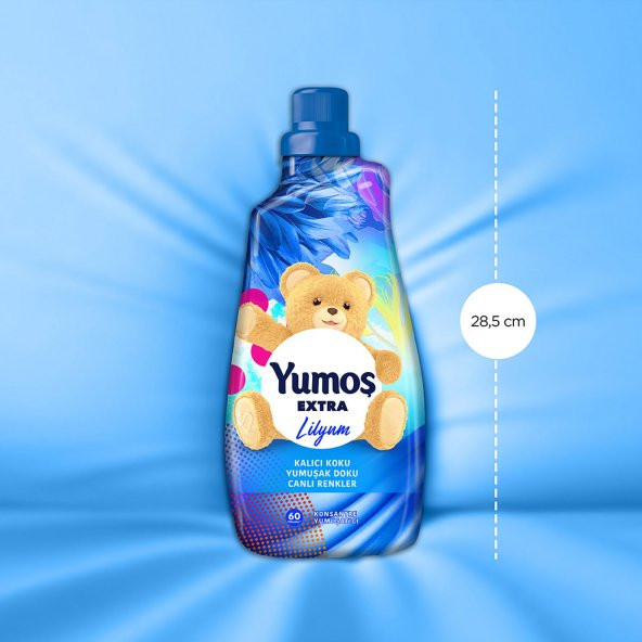Yumoş Extra Konsantre Çamaşır Yumuşatıcısı Lilyum 1440 ml 60 Yıkama X3 Adet - Resim 6